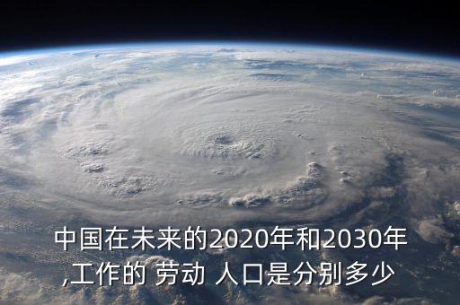 中國在未來的2020年和2030年,工作的 勞動(dòng) 人口是分別多少