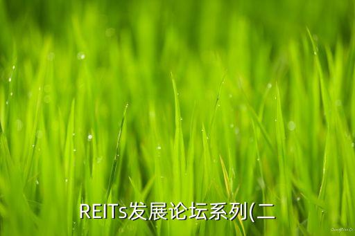 REITs發(fā)展論壇系列(二