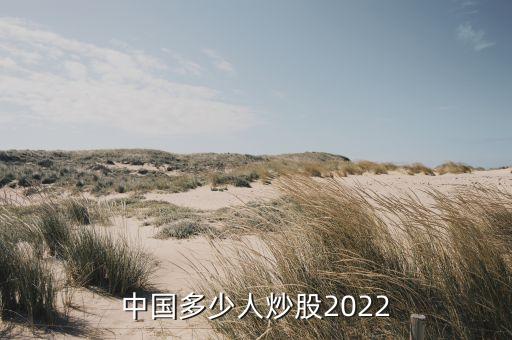 中國多少人炒股2022