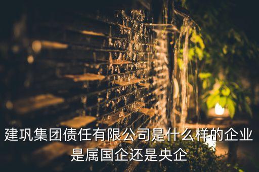 建鞏集團債任有限公司是什么樣的企業(yè)是屬國企還是央企