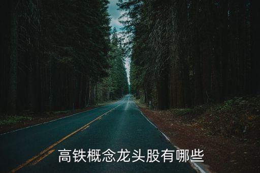  高鐵概念龍頭股有哪些