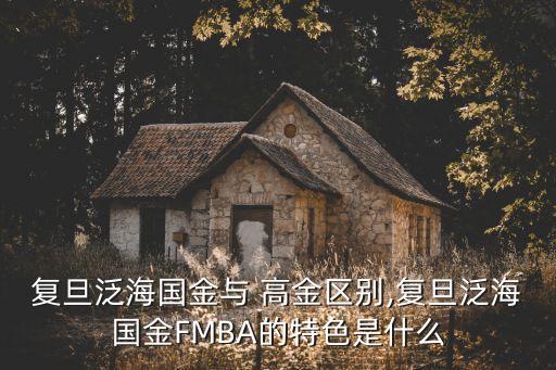 復(fù)旦泛海國金與 高金區(qū)別,復(fù)旦泛海國金FMBA的特色是什么