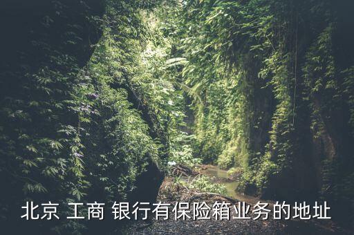 工商銀行保險(xiǎn)柜,中國(guó)工商銀行保險(xiǎn)柜