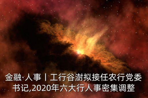 金融·人事丨工行谷澍擬接任農(nóng)行黨委書記,2020年六大行人事密集調(diào)整