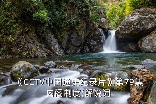 《CCTV中國通史紀錄片》第79集內(nèi)閣制度(解說詞