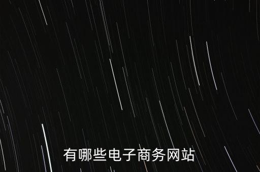 有哪些電子商務(wù)網(wǎng)站