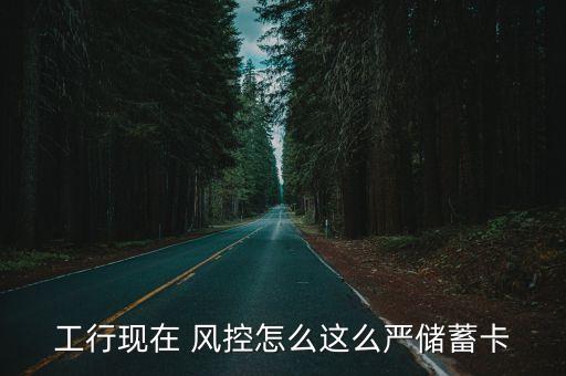 工行現(xiàn)在 風(fēng)控怎么這么嚴(yán)儲(chǔ)蓄卡