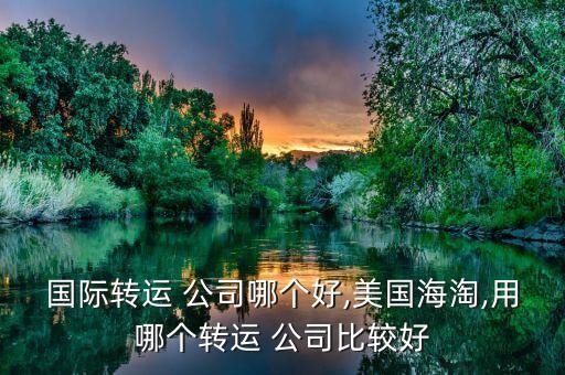 國際轉(zhuǎn)運 公司哪個好,美國海淘,用哪個轉(zhuǎn)運 公司比較好