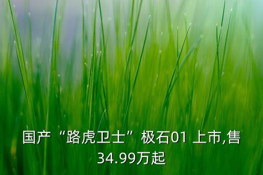 國產(chǎn)“路虎衛(wèi)士”極石01 上市,售34.99萬起