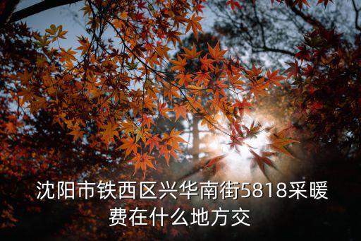  沈陽市鐵西區(qū)興華南街5818采暖費(fèi)在什么地方交