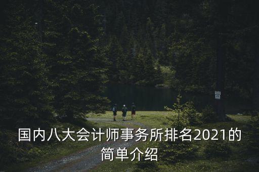 國內(nèi)八大會計師事務(wù)所排名2021的簡單介紹