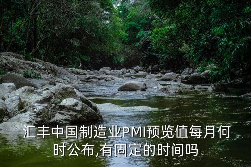  匯豐中國制造業(yè)PMI預(yù)覽值每月何時(shí)公布,有固定的時(shí)間嗎