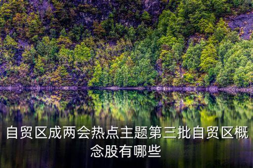 自貿(mào)區(qū)成兩會熱點(diǎn)主題第三批自貿(mào)區(qū)概念股有哪些