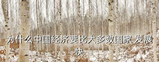 為什么中國發(fā)展那么快,日本為什么比中國發(fā)展的還快