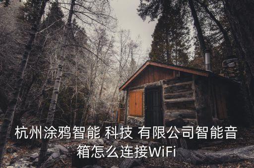 杭州涂鴉智能 科技 有限公司智能音箱怎么連接WiFi