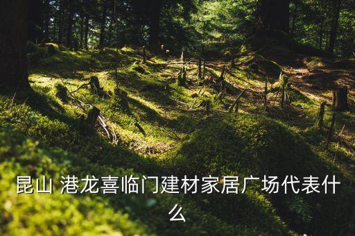 昆山 港龍喜臨門建材家居廣場代表什么