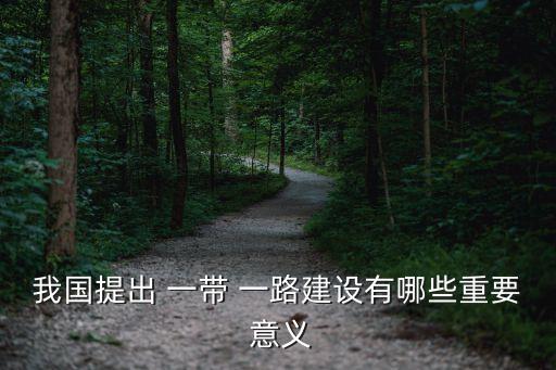 一帶一路對中國企業(yè)意義