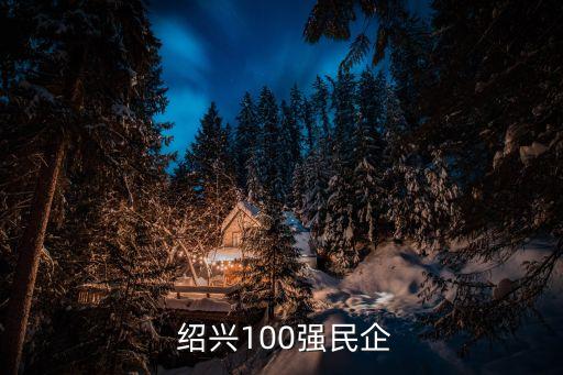  紹興100強民企