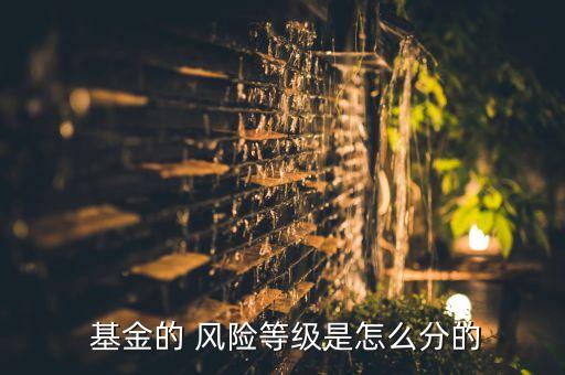  基金的 風(fēng)險(xiǎn)等級(jí)是怎么分的