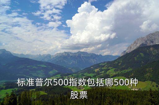 標(biāo)準(zhǔn)普爾500指數(shù)包括哪500種 股票