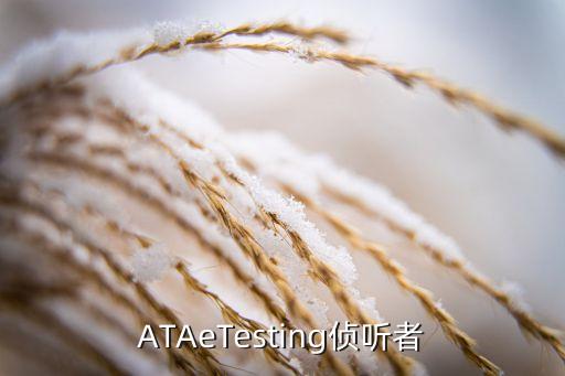 ATAeTesting偵聽(tīng)者