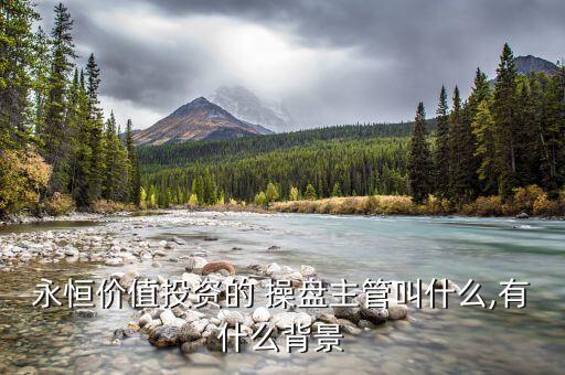 永恒價(jià)值投資的 操盤主管叫什么,有什么背景