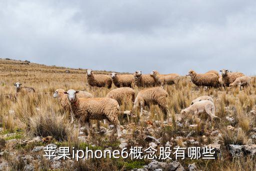  蘋果iphone6概念股有哪些