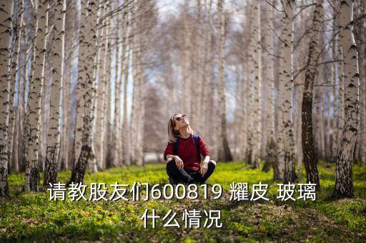 請(qǐng)教股友們600819 耀皮 玻璃什么情況