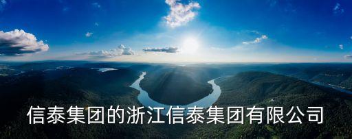 信泰集團(tuán)的浙江信泰集團(tuán)有限公司