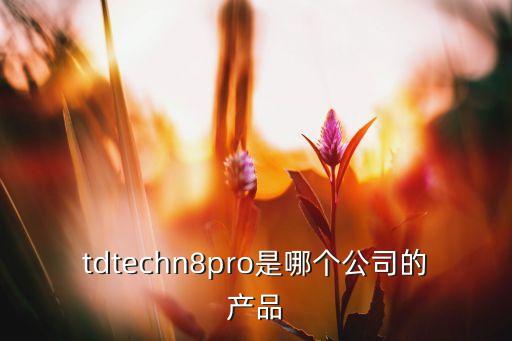 tdtechn8pro是哪個公司的產(chǎn)品