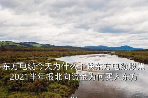 東方電纜今天為什么下跌東方電纜股票2021半年報北向資金為何買入東方...