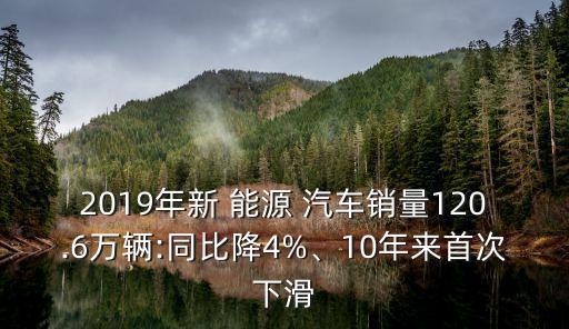 2019年新 能源 汽車銷量120.6萬輛:同比降4%、10年來首次下滑