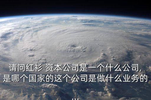 請問紅衫 資本公司是一個(gè)什么公司,是哪個(gè)國家的這個(gè)公司是做什么業(yè)務(wù)的...