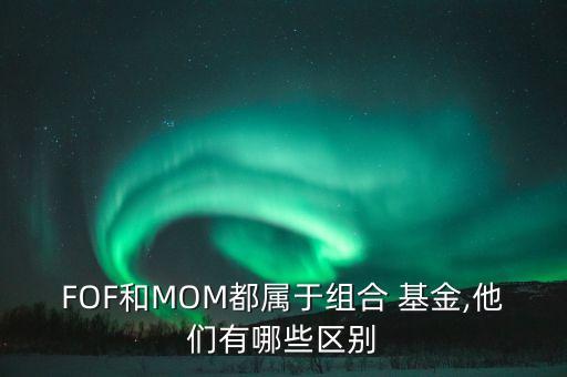 FOF和MOM都屬于組合 基金,他們有哪些區(qū)別