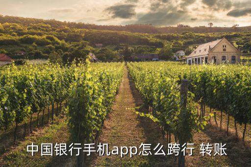  中國銀行手機app怎么跨行 轉(zhuǎn)賬