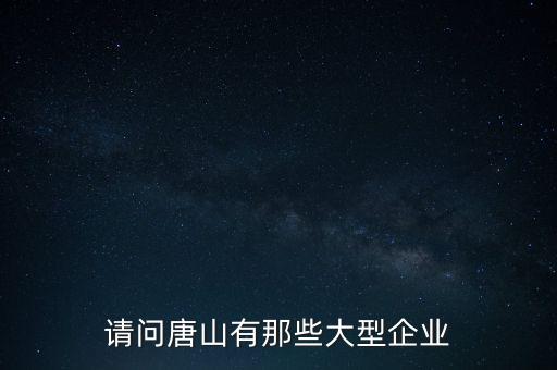 請問唐山有那些大型企業(yè)