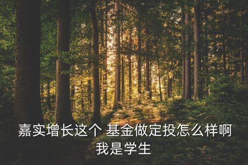 嘉實先進制造股票基金好嗎