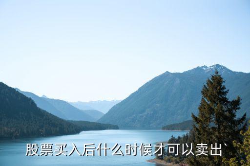 匯金持股股票多長時(shí)間可以賣,股票持股多長時(shí)間才能夠享受分紅