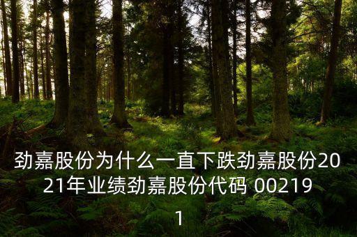 勁嘉股份為什么一直下跌勁嘉股份2021年業(yè)績(jī)勁嘉股份代碼 002191