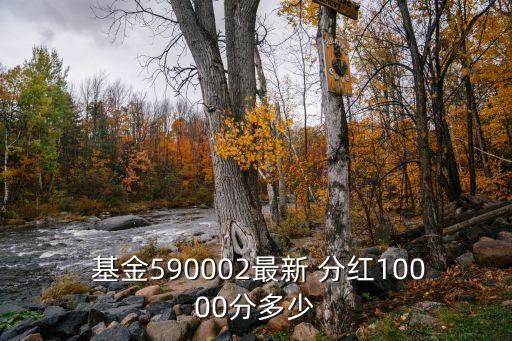  基金590002最新 分紅10000分多少