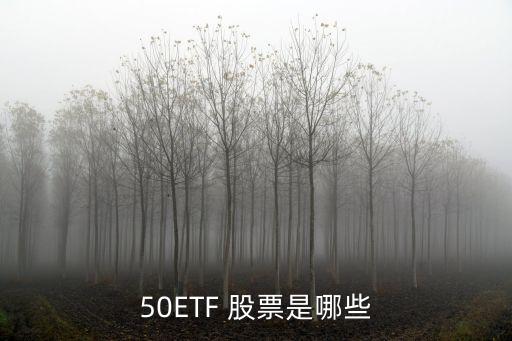 50ETF 股票是哪些