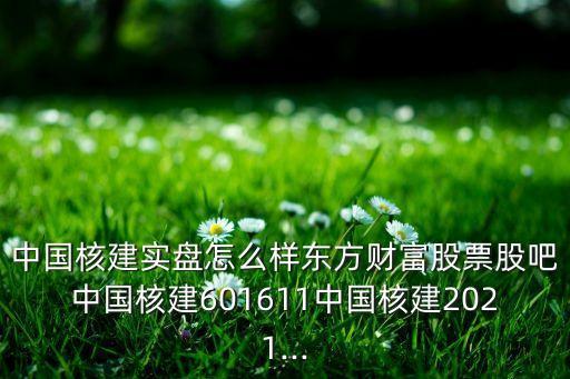 中國核建實盤怎么樣?xùn)|方財富股票股吧中國核建601611中國核建2021...