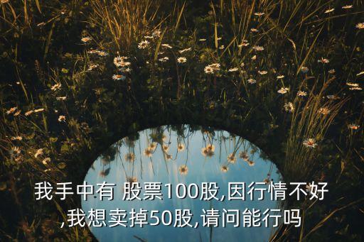 股票買100股卻可以賣10股,股票100股是多少錢