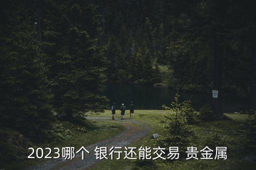 2023哪個(gè) 銀行還能交易 貴金屬