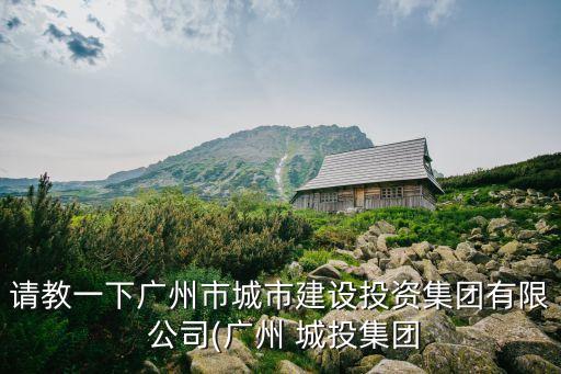 請教一下廣州市城市建設(shè)投資集團(tuán)有限 公司(廣州 城投集團(tuán)