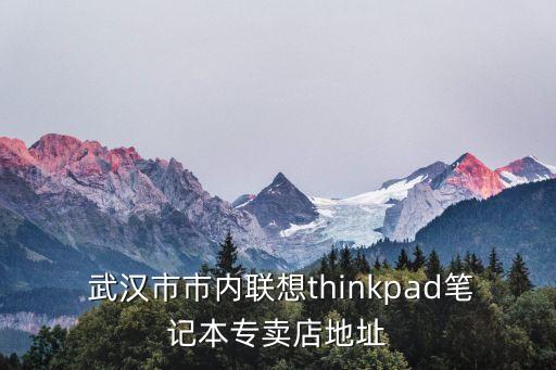  武漢市市內(nèi)聯(lián)想thinkpad筆記本專(zhuān)賣(mài)店地址