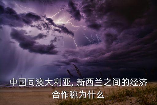 中國(guó)同澳大利亞, 新西蘭之間的經(jīng)濟(jì)合作稱為什么